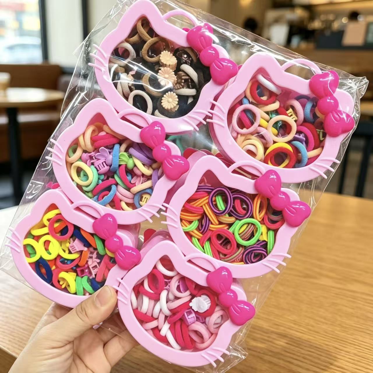 Mini Pinzas para Cabello de Niños de Plástico en Caja para Flequillo