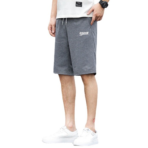 Summer men's shorts, sports casual pants, versatile loose five-quarter pants, men's large size medium pants, cotton beach pants, large pants
