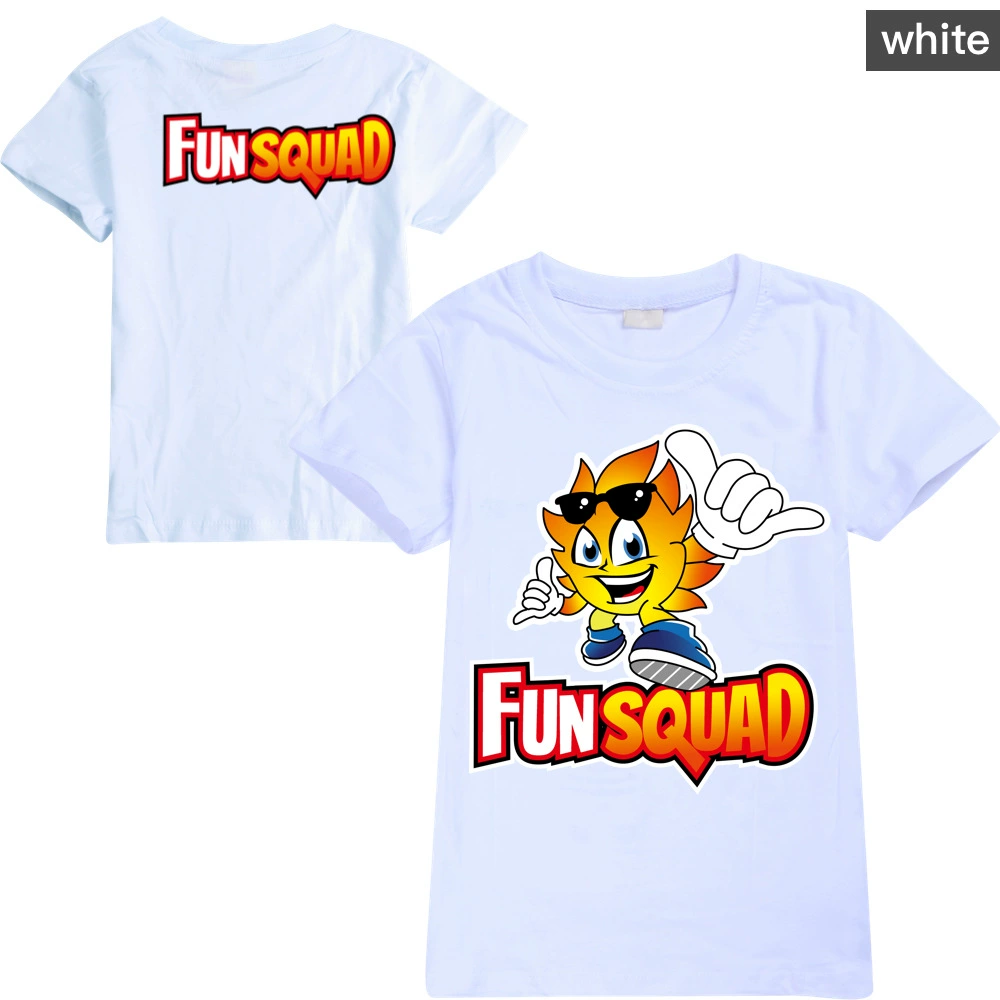 Children's cotton T-shirt Boy Fun Squad Gaming Cartoon T shirt Print Kids T-shirt Girl's Harajuku Summer 3D Short Sleeve T-shirt t-shirt in kid	