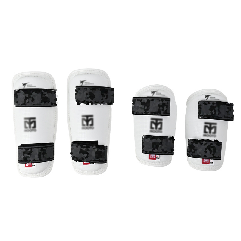 Set de Protectores de Brazos y Piernas de Algodón y EVA Acolchado para Taekwondo