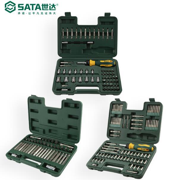 世达09324/09326/09327旋具头组套6.3MM系列螺丝刀套装多功能套筒