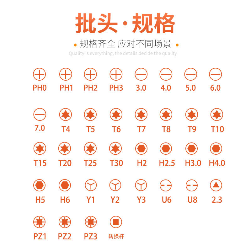 Juego de destornillador multifuncional 48 en 1, manguito de punta de forma especial de precisión, gafas domésticas, herramientas de reparación de teléfonos móviles