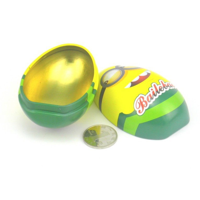 马口铁鸡蛋罐生产厂家 金属罐 创意礼品专业加工  球形罐