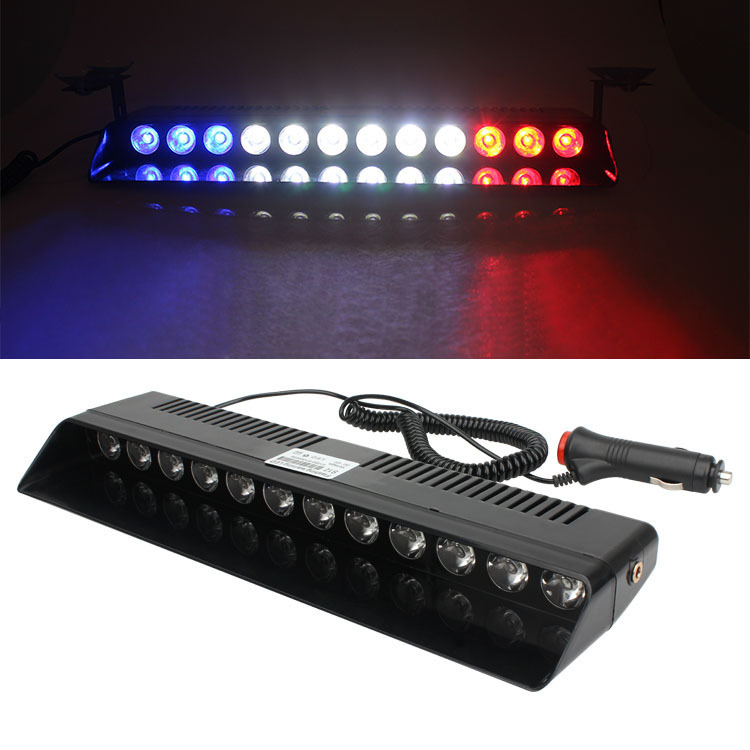 Factory Direct Supply High-Power 12Led Car Front Glass Flash Light Shovel-Type Suction Cup Light Warning Light