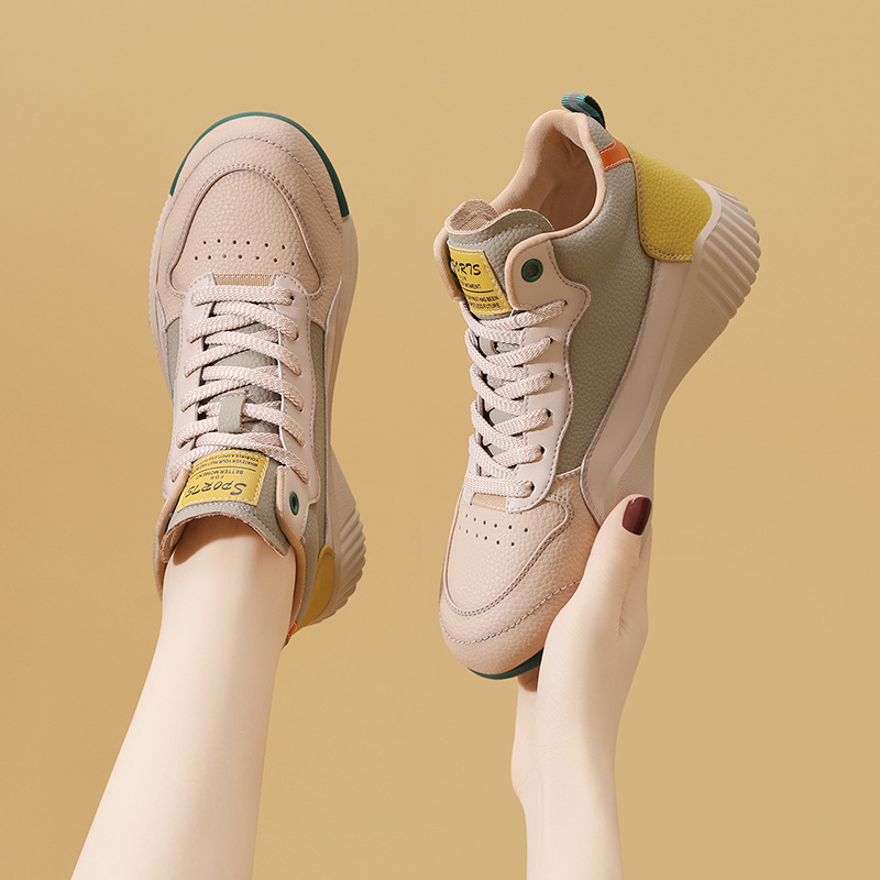 Women's High-top Sports Shoes 2026 Spring And Autumn New Style Flat Soft-soled Fashion Casual Mesh Shoes Lightweight Travel Shoes_vogvips.com