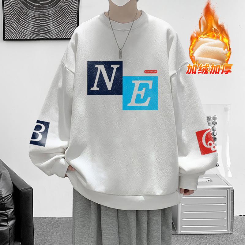 흰색 기모 농축 (WY210 사각형 문자 프리 프레스)