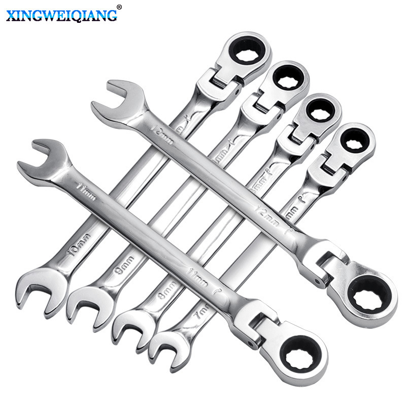 棘轮扳手快速扳手 活动头齿轮扳手 摇头板手 棘轮齿轮两用扳手