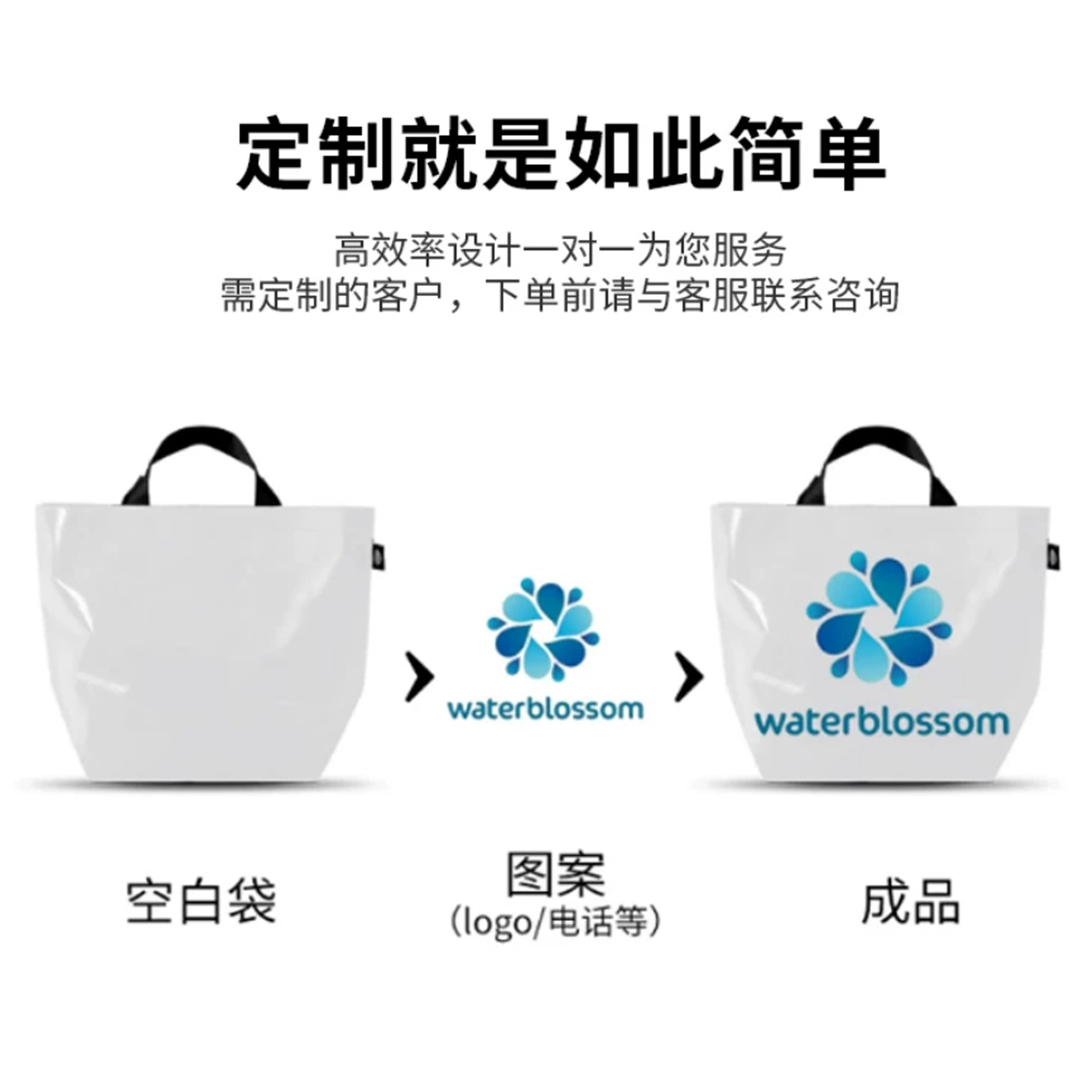 Engrosamiento de bolsas de compras portátiles tejidas por PP bolsas de regalo publicitarias simples de marcas de comercio exterior bolsas de regalo personalizadas logo corporativo bolsas ecológicas
