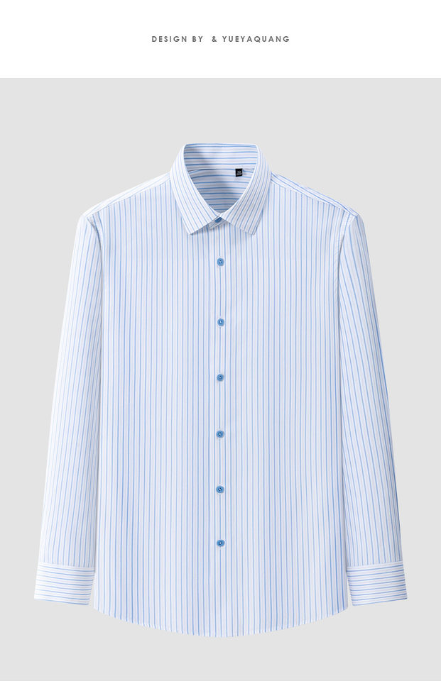 Áo sơ mi nam dài tay 100% cotton 200 sợi chống nhăn họa tiết kẻ sọc kẻ caro phong cách công sở — Họa tiết kẻ caro hồng đào - Tay dài - Cổ cài khuy 301, Kẻ caro nâu xanh - Dài tay - Cổ cài khuy 309, Kẻ sọc xanh lá - Tay dài - Cổ cài khuy 307, Lan Tiểu Cát - Áo dài tay - Cổ cài khuy 308 chi tiết 21