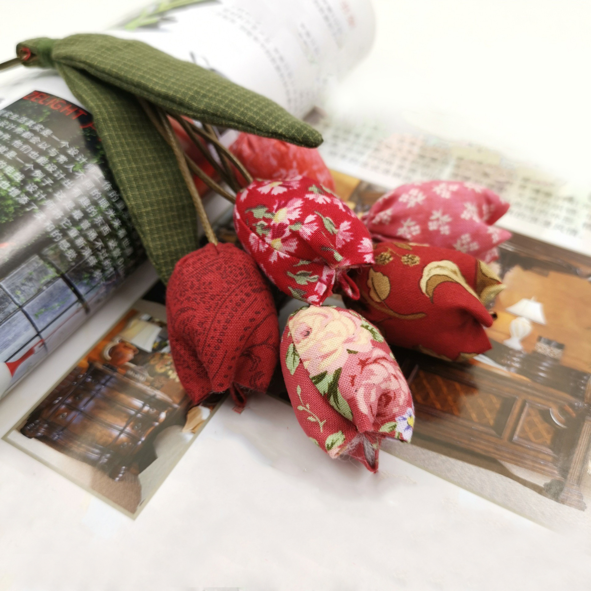 Bordado hecho a mano DIY creativo colgante adulto principiante patchwork bordado bolsa de regalo de coche bordado colgante