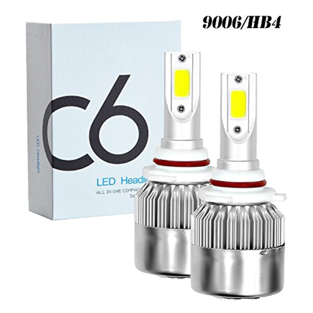 Faro LED C6 transfronterizo H4 H7 H11 9005 36W coche luz frontal