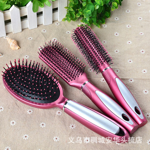 Air Cushion Hair Comb Air Bag Massage Comb Set Cylinder Inner Buckle Curly Hair Comb Roll Comb Long Hair Plastic Row Bone Comb