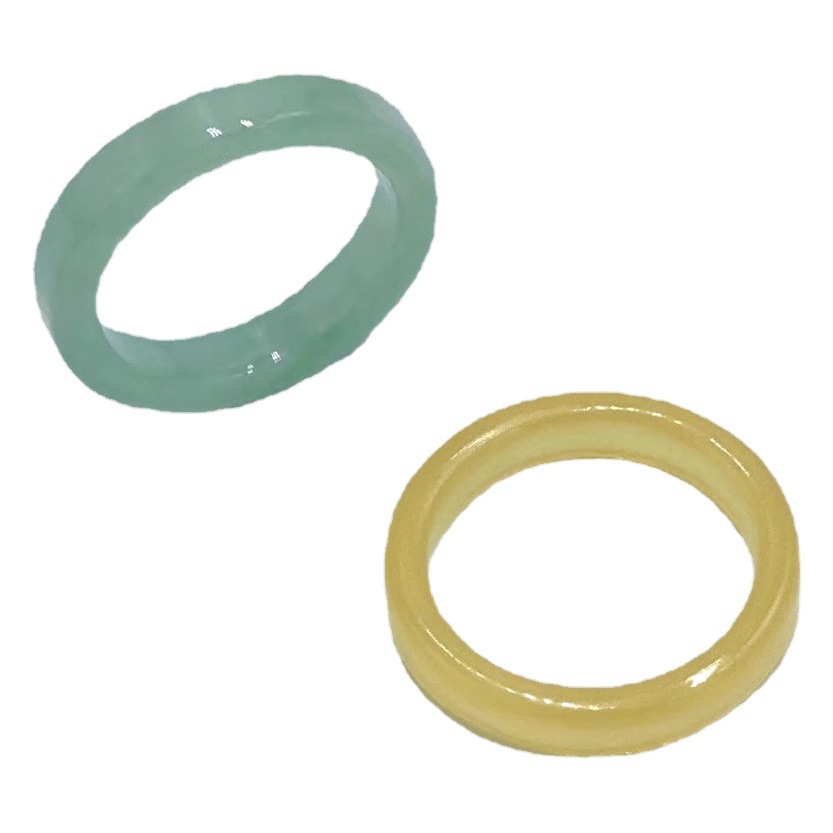 Corea del Sur nueva resina anillo fino anillo de color caramelo estilo elegante anillo de moda personalizada anillo de dedo índice