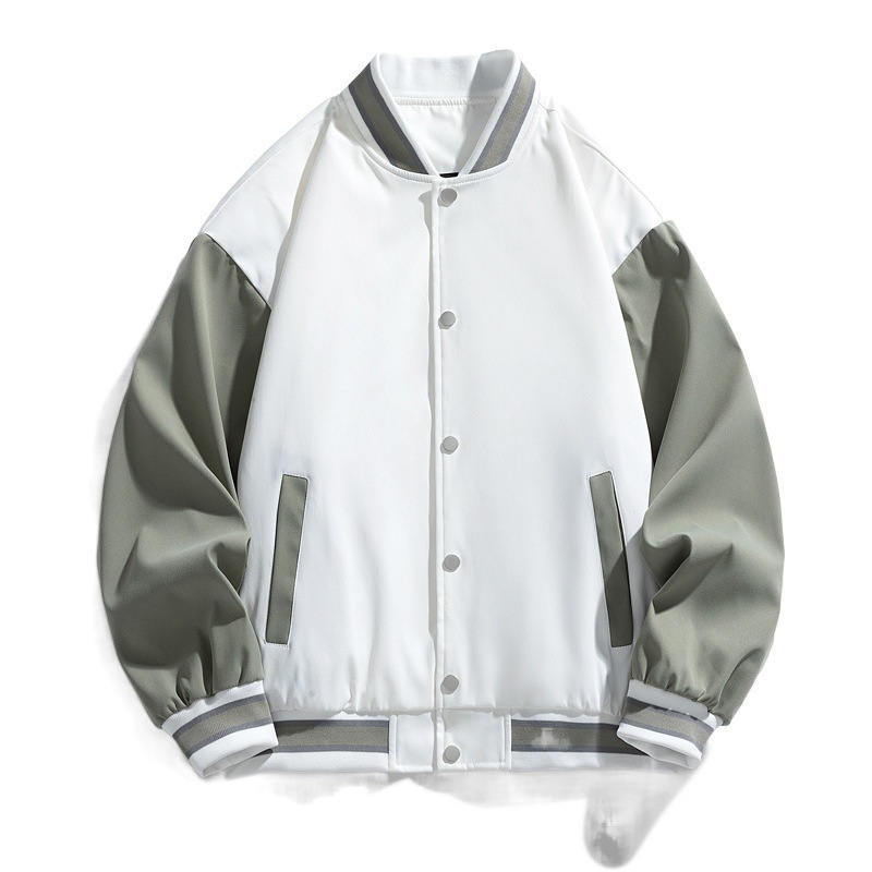 Primavera, otoño, invierno, nueva moda coreana delgada, chaqueta guapo, ropa de béisbol casual, chaqueta deportiva de felpa para hombres, chaqueta gruesa