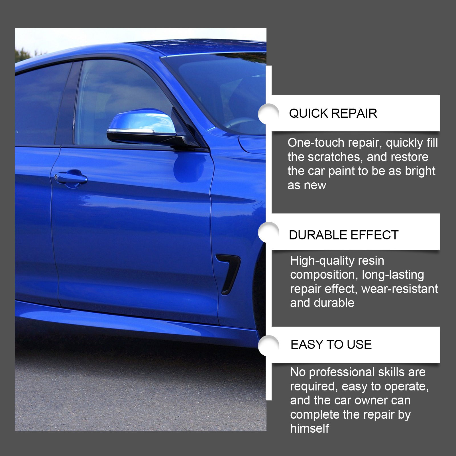 Rayhong car touch-up paint pen, for repairing car paint scratches and maintaining car color