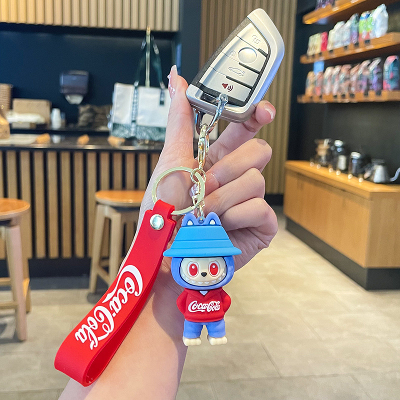 新しいクロスボーダーラブブ漫画コーララブブウサギキーホルダー人形かわいいバッグペンダントギフト|undefined