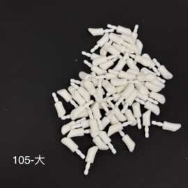 厂家现货一次性唇釉刷头大个 加大厚实 一次性唇釉液体腮红刷头