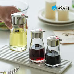日本asvelキッチン油漏れ防止ガラス油酢瓶家庭用調味瓶日本式小油瓶醤油瓶