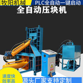 全自动铝屑液压压块机卧式废铜液压压块机铁刨花液压压块机图片