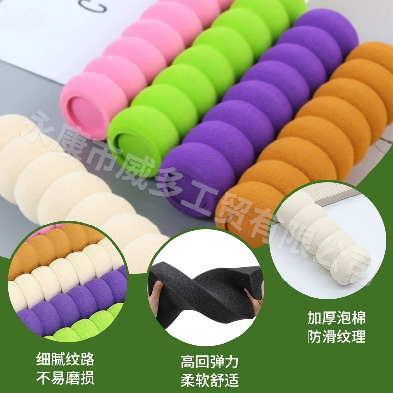 Sponge handle, tubular collar, children's cold-proof pen, custom-made, collision protection