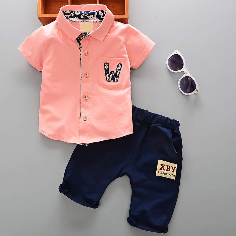 2022 new summer suit boy's short-sleeved...