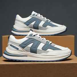 男鞋2025夏季新款增高老爹鞋男士ins潮流休闲跑步鞋百搭运动潮鞋