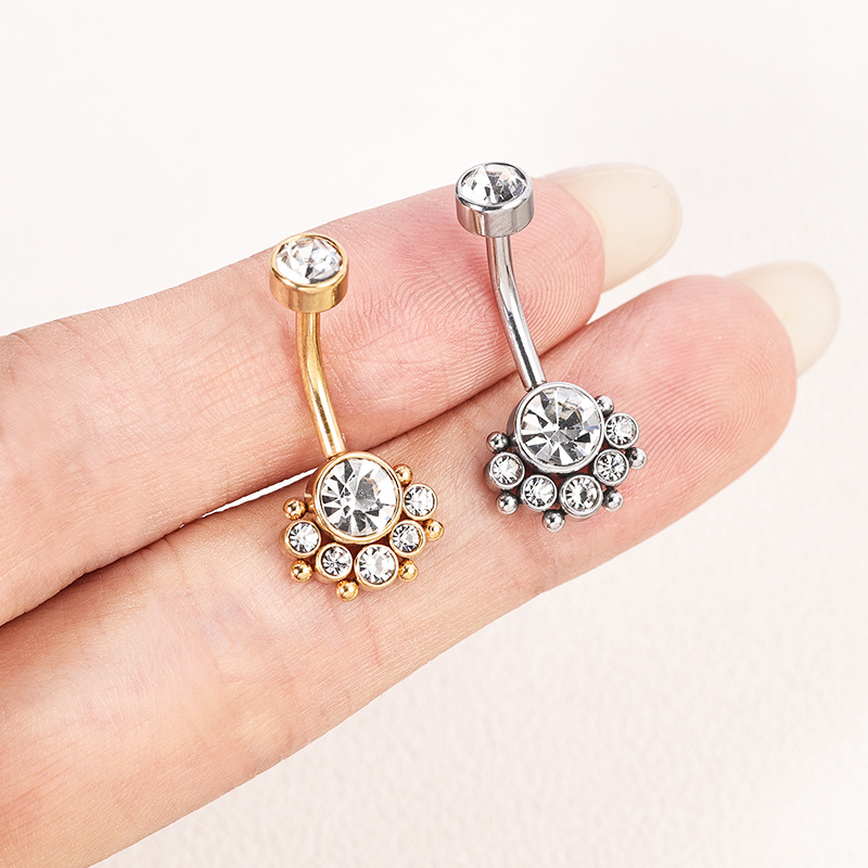Labret piercing jewelry detail image