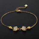 卡芭司S925银镶和田玉狐狸<font red=H>手链</font>时尚手环国潮饰品直播厂家批发