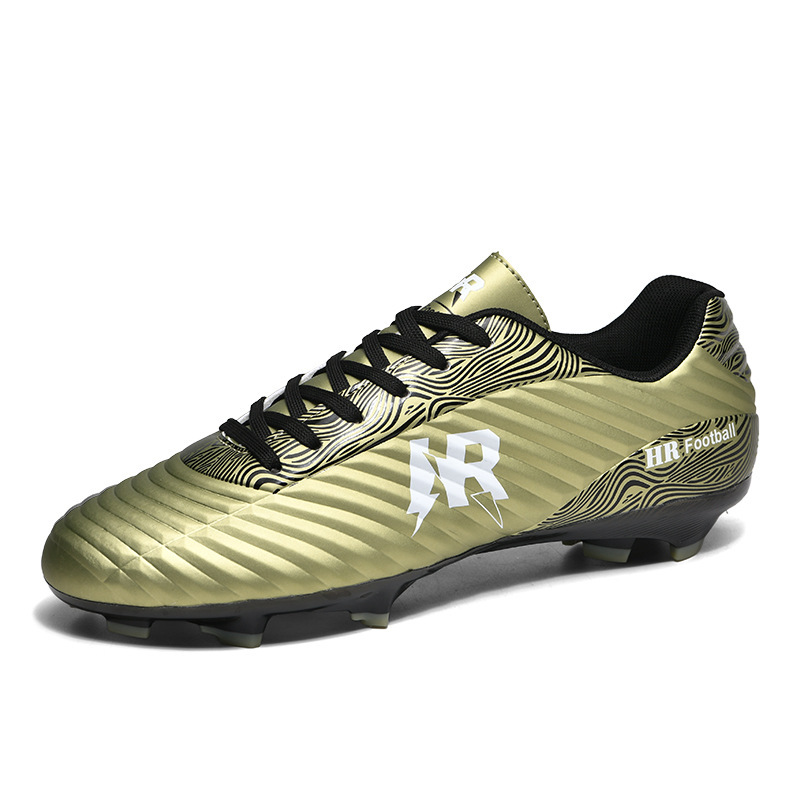 Zapatos de entrenamiento de clavos transfronterizos para hombres y mujeres, zapatos de fútbol juveniles de escuela secundaria, fábrica directa de fútbol