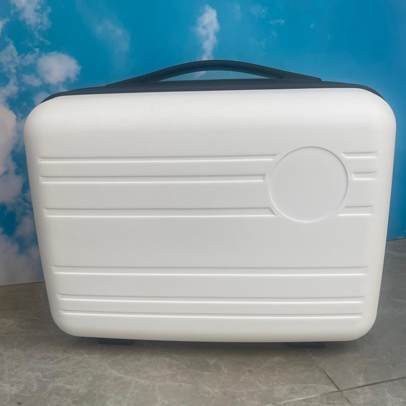 14inch Pp Cosmetic Case Korean Style Suitcase Hard Shell Suitcase Small Lightweight Travel Storage Box Manufacturer Waterproof