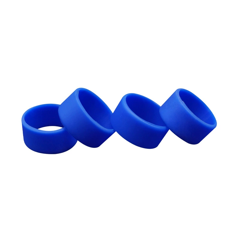 Fashionable minimalistic travel glossy silicone ring, custom-made, (Cross-border trading)