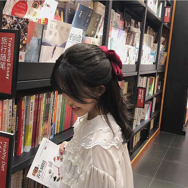 韓国版の大きい蝶結びのヘアピンの後頭部のlolitaの赤い髪飾りのスプリングは日系jkのヘアピンの上で髪飾りを挟みます。|undefined