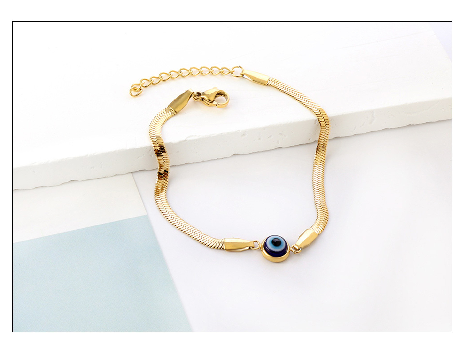 Fashion Eye Stainless Steel Plating Bracelets 1 Piece