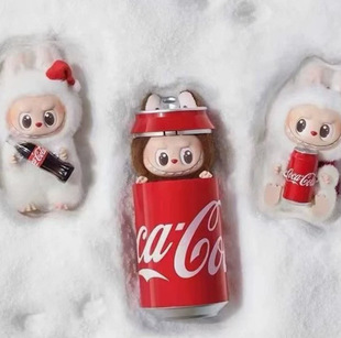 Source Manufacturer Pop Mart Labubu Coca-Cola Vinyl Face Blind Box Popmart Labubu Coca-Cola Joint