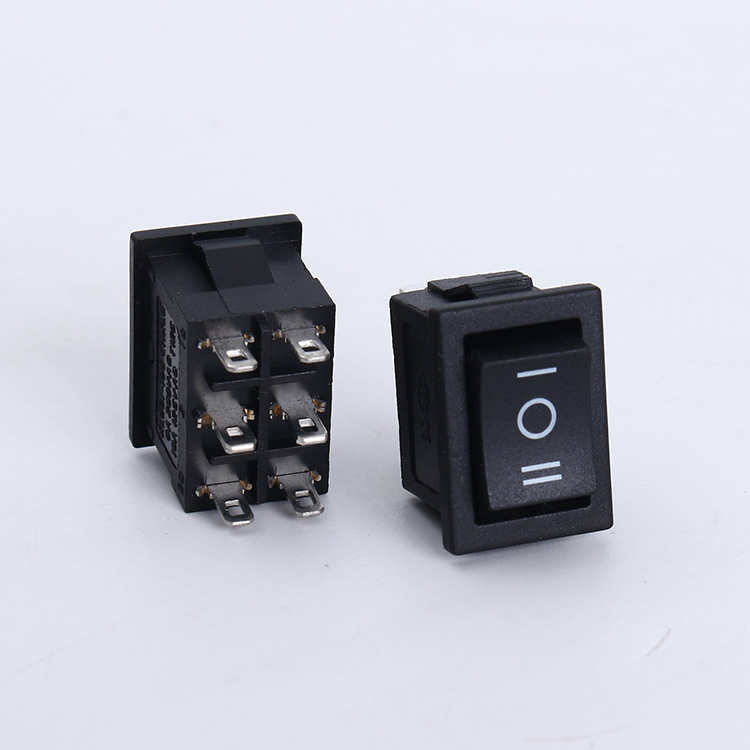 KCD1三档船型开关 15x21六脚三档船型开关15X21三档开关