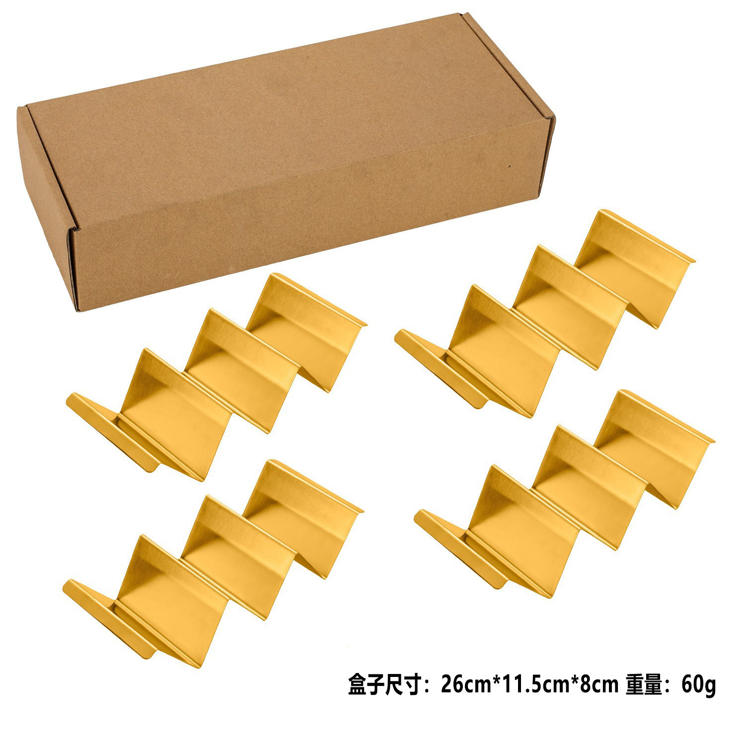 Transfronterizo spot w de acero inoxidable mexican pancake rack taco holder rack taco rack pancake rack