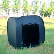 新款儿童帐篷室内黑胶遮光高弹性钢丝折叠速开便携儿童安全屋厂家