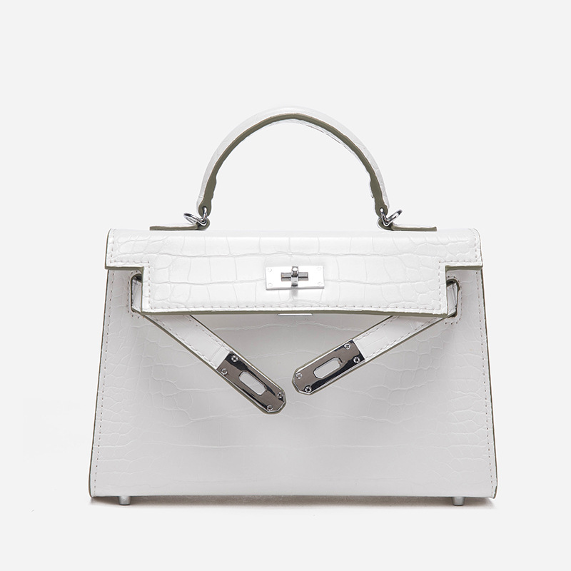 2025 nuevo bolso de pu con estampado de palma para mujer mini bolso Kelly bolso para mujer bolso de hombro bolso explosivo transfronterizo