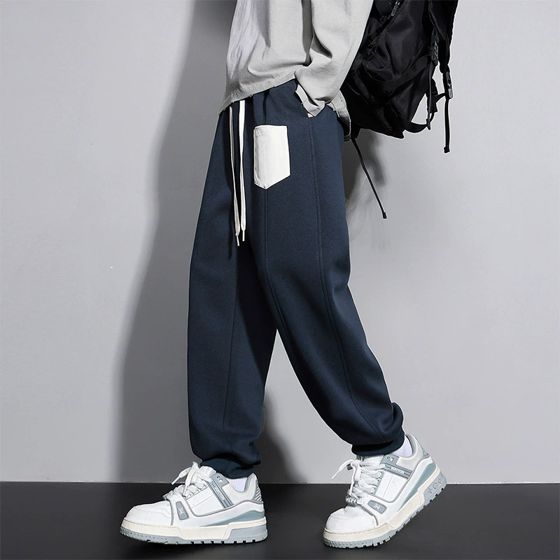 Autumn base trousers for leisure, plus size