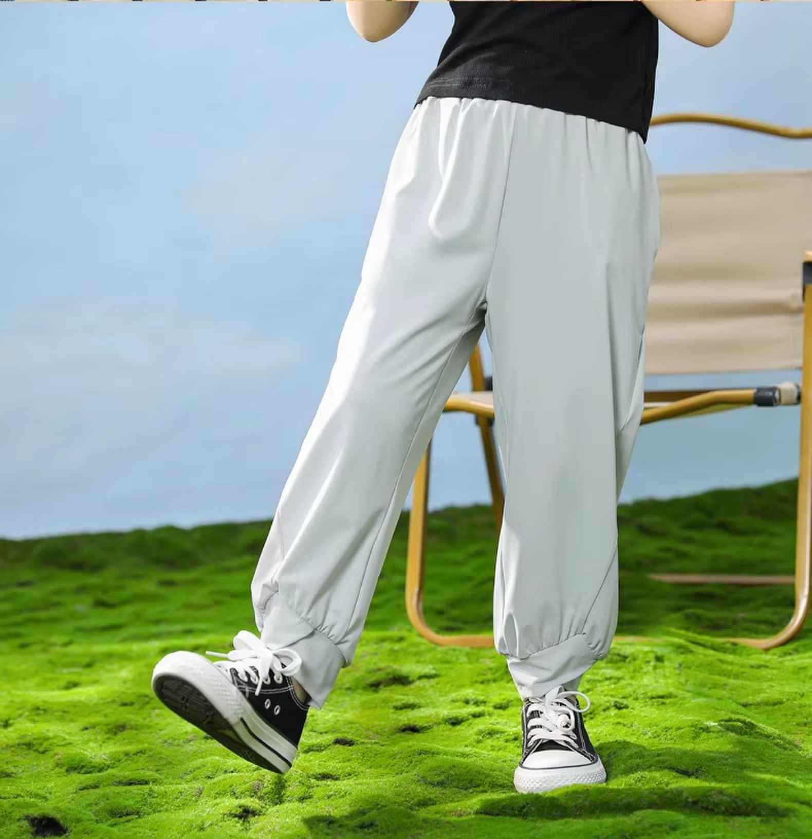 템퍼먼트 그레이 [윤두오 오리지널 원사-차가운 모기방지 팬츠]