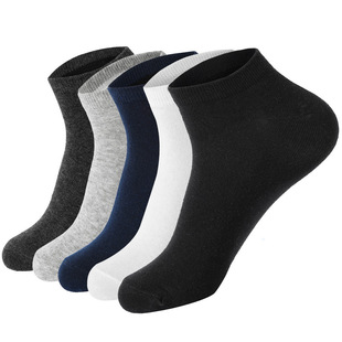 Spring and summer new socks men's boat socks solid color casual fashion flat cotton boat socks manufacturers wholesale