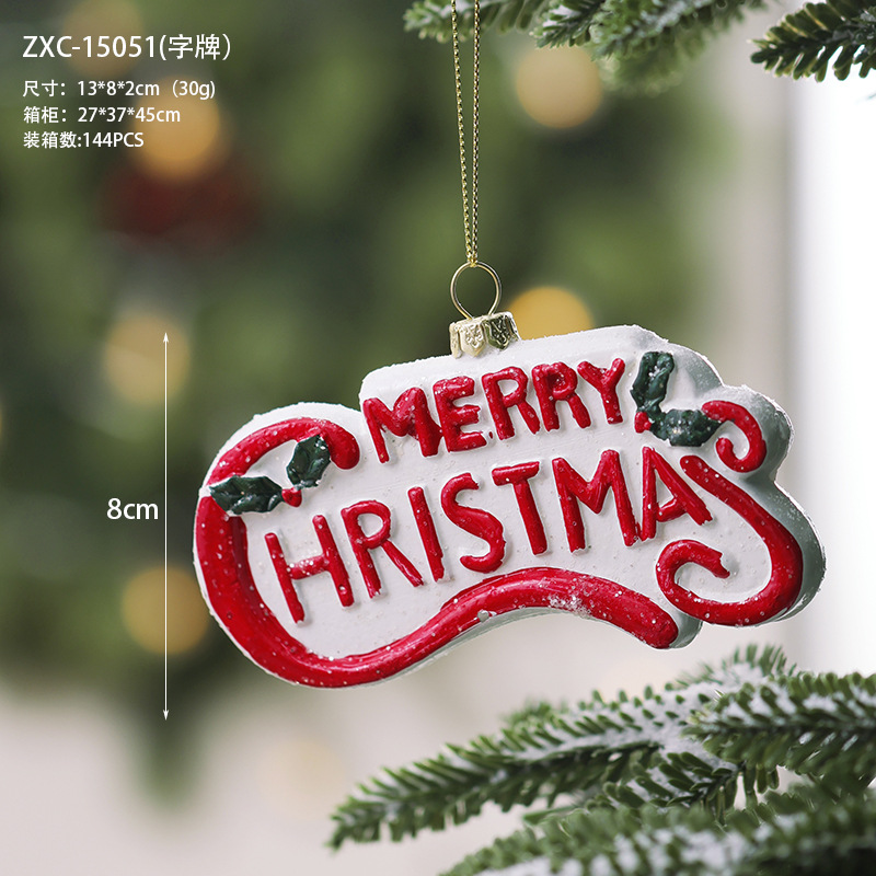 Navidad decoración colgante pan de jengibre espiga casa muletas colgante de automóvil árbol de Navidad colgante de guirnaldas de Navidad