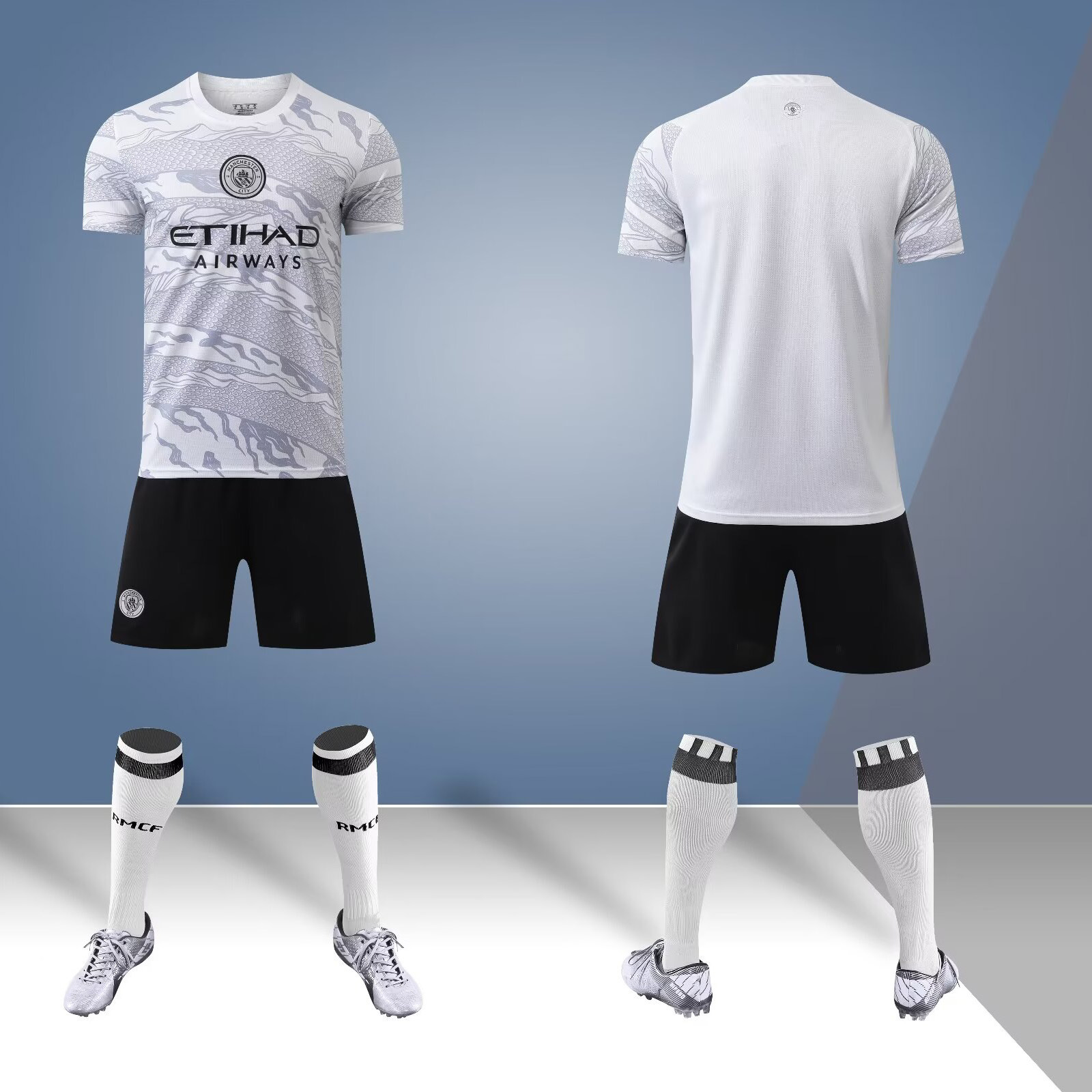 2425 juego de ropa de fútbol para adultos y niños Copa del Mundo Club de secado rápido para hombres y mujeres equipos de impresión de entrenamiento