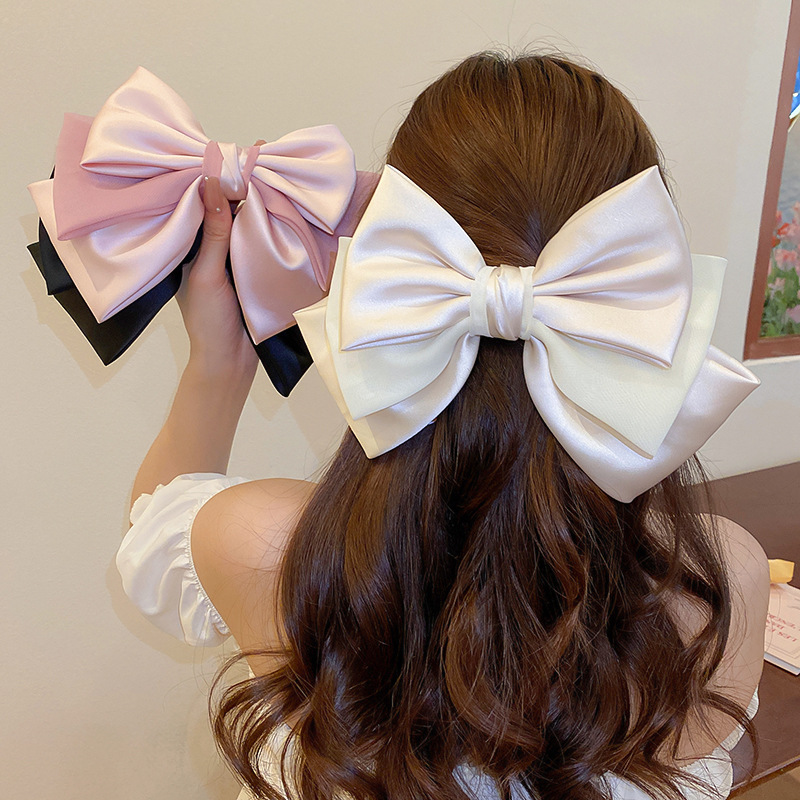 Women's Sweet Bow Knot Alloy Cloth Hair Clip display picture 8