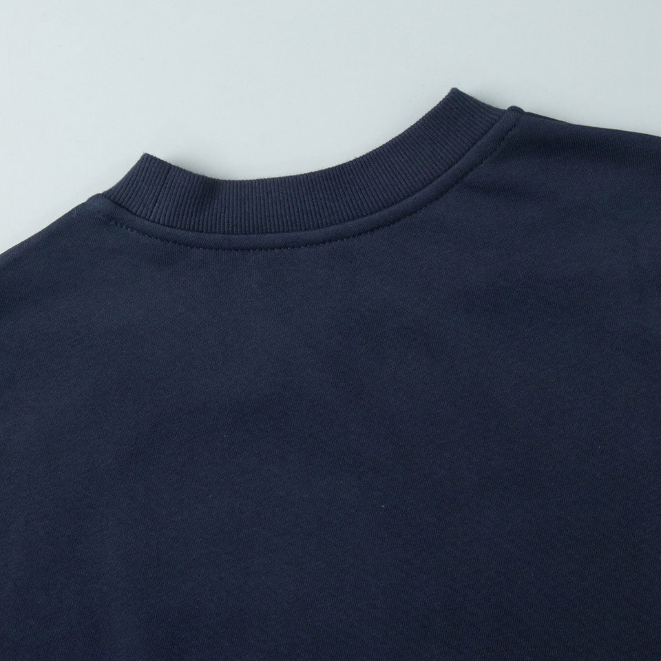 Bộ đôi áo nỉ thêu và quần dài nữ phong cách casual — Màu trắng nhạt, Màu xanh hải quân, màu xám, nâu sẫm chi tiết 19