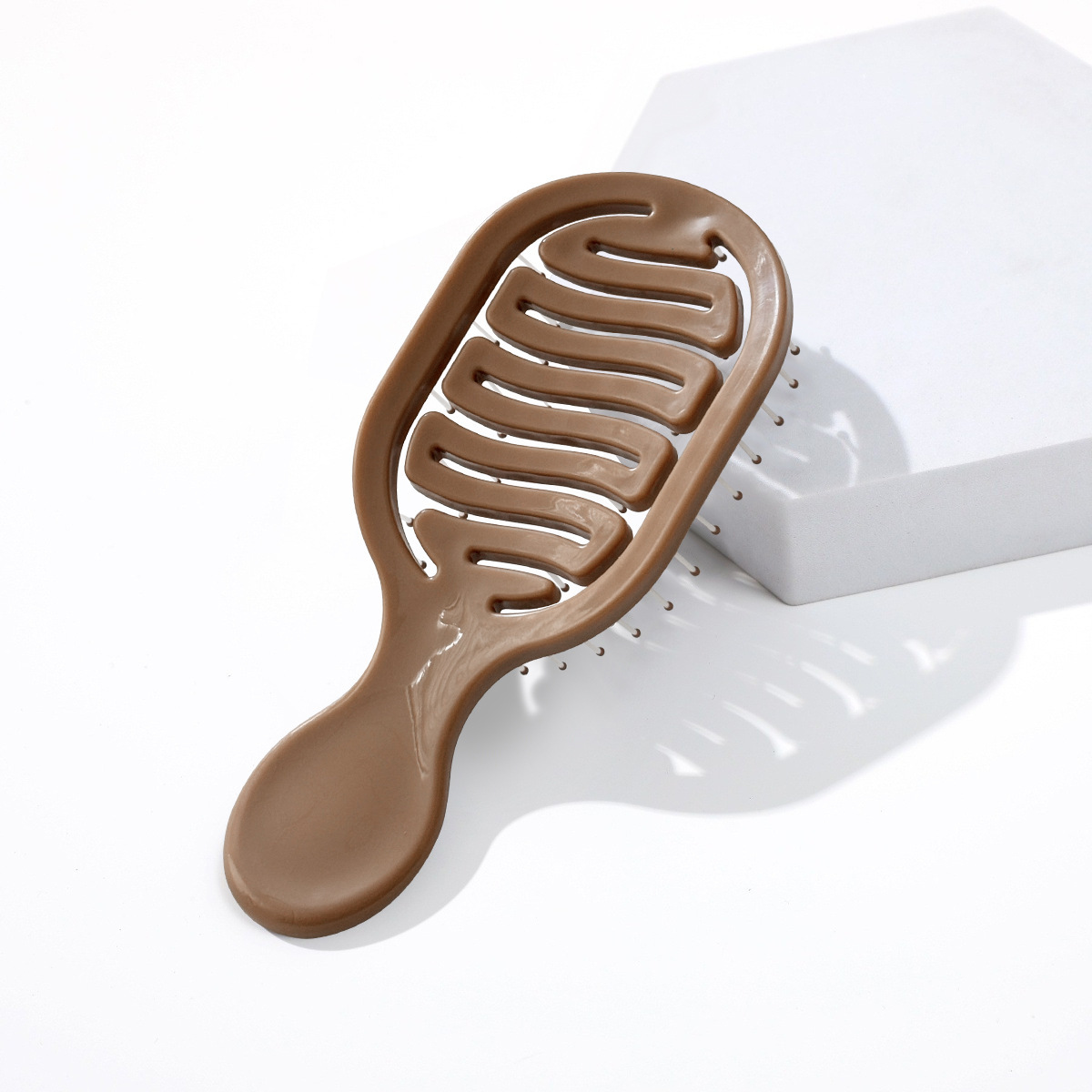 Pein de dibujos animados transfronterizos personalizados cuadrados portátiles impresión transparente arco iris masaje fluido bolsa de aire estudiante