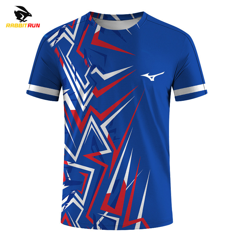 Supports Multi-Platform Dropshipping of New Summer Sports-Style European and American Style Cross-Border Short-Sleeved Men's Digital Print Shirts