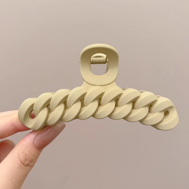 气质珍珠发饰咖色鲨鱼夹清新蝴蝶结抓夹气质优雅发卡百搭头饰发夹|undefined