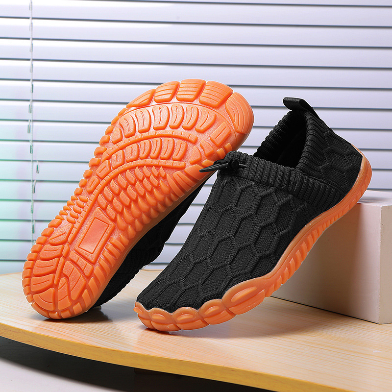 Men's Fitness Shoes, Fly-Knit Breathable Upper, Tendon Sole, Yoga Shoes, Mountaineering Outdoor Hiking Shoes, Cross-Training Shoes