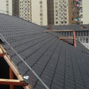 New Rural Plastic Synthetic Resin Tile Changzhou Factory Produces 1050 Glazed Tile Plastic Tile Roof Decoration